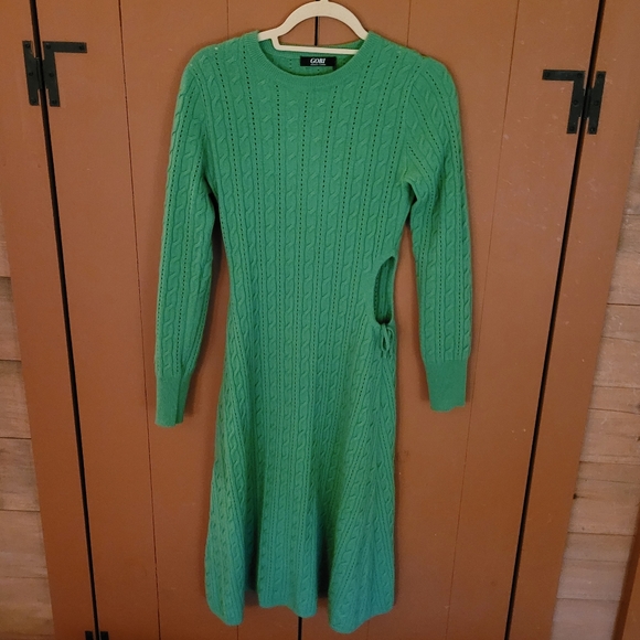 NWT Green Cashmere A-line Dress